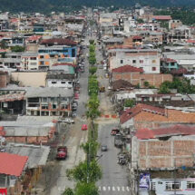 Inicia la modernización de la avenida Iván Riofrío en Yantzaza con nueva iluminación LED