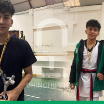 Deportistas de Chinchipe se alzan con el oro y la plata en el Campeonato Abierto de Taekwondo celebrado en Loja.